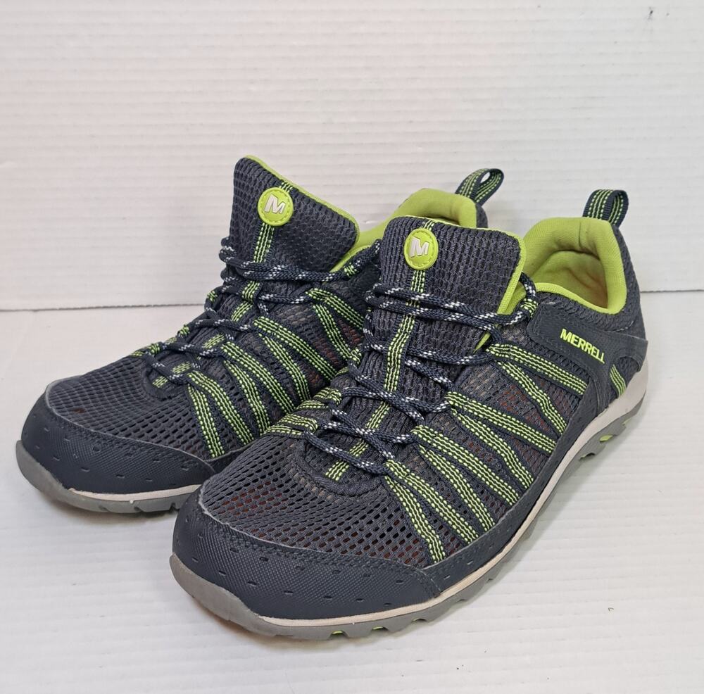 Merrell Hiking Trail Shoes Mens 10 Green Dark Gray J276554C Performance Outdoor